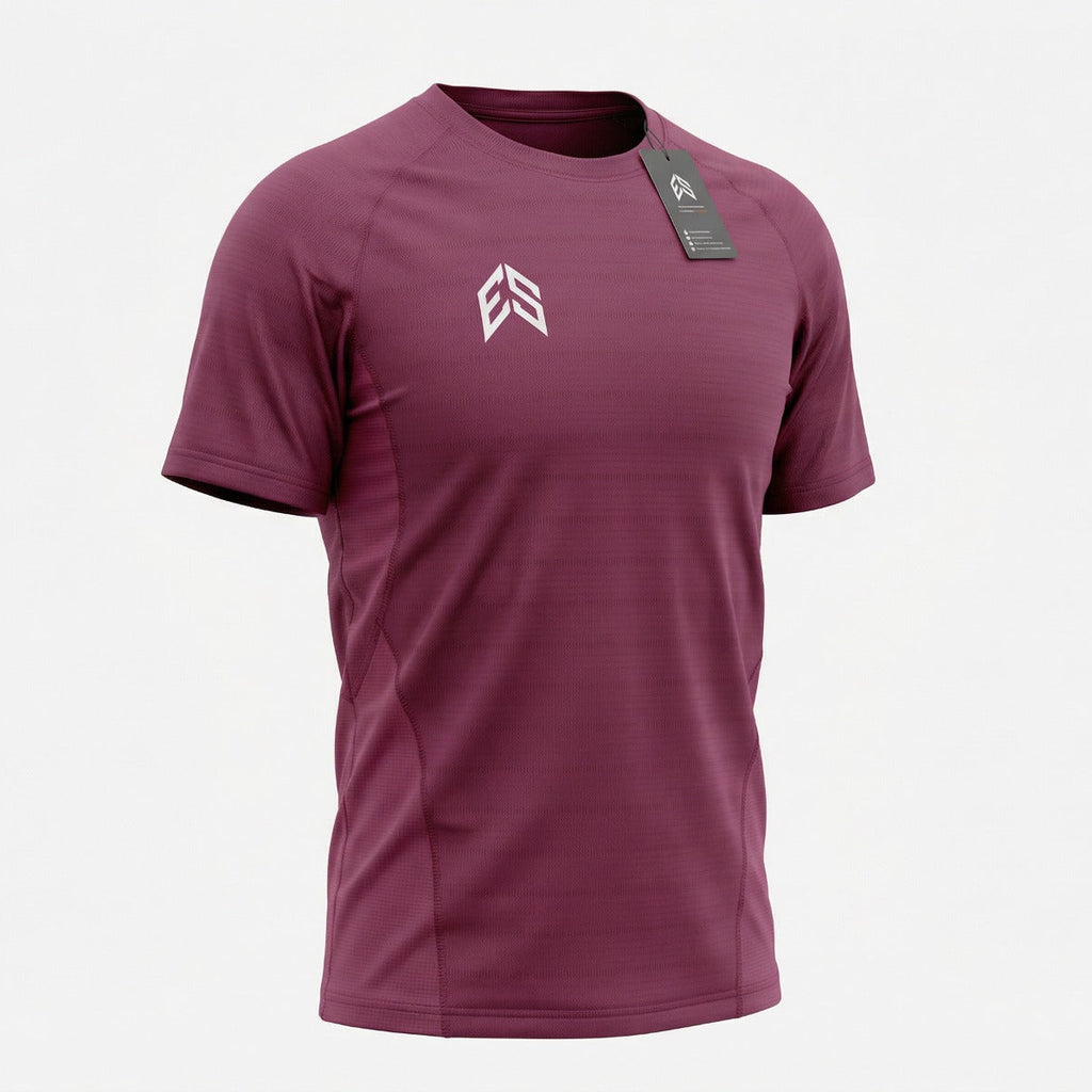 Hybrid Motion Tee - Maroon