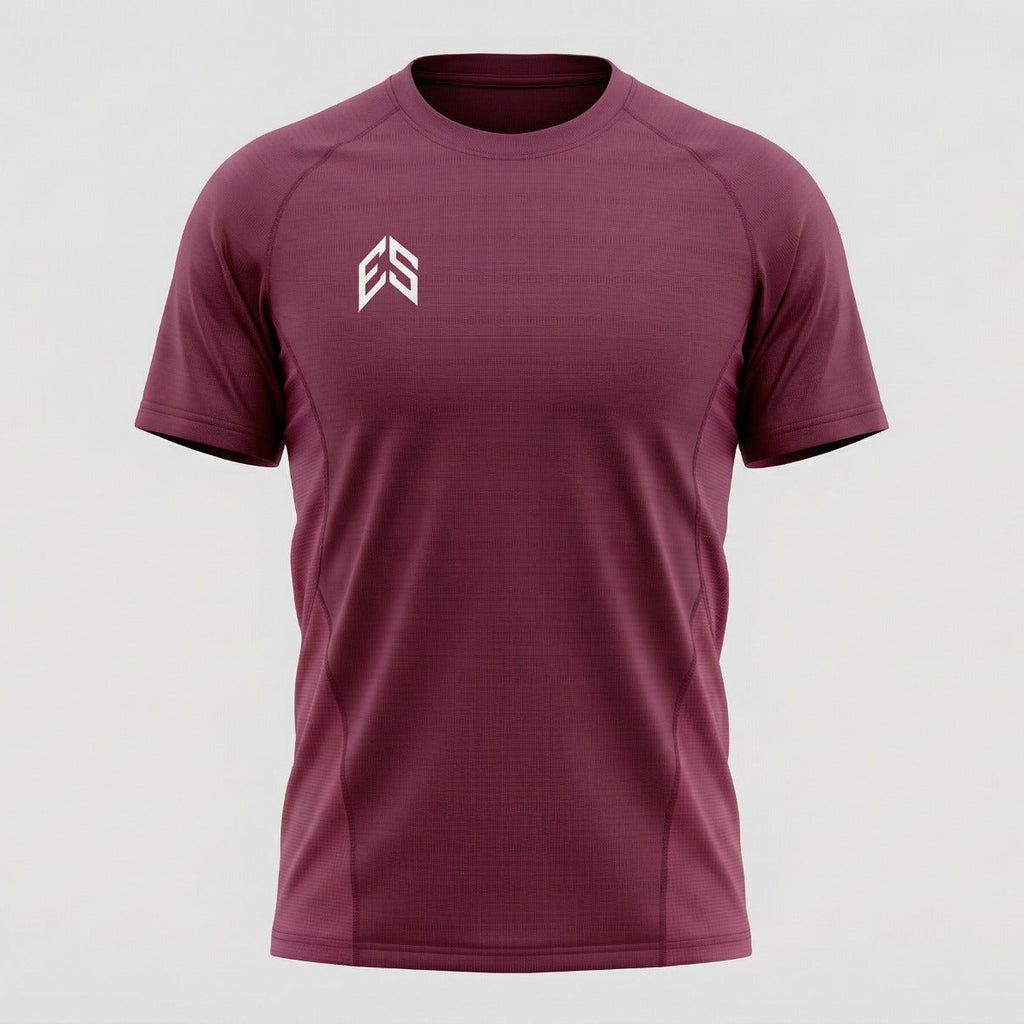 Hybrid Motion Tee - Maroon