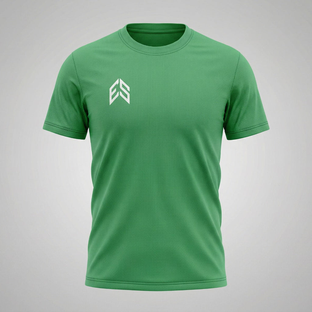 Micro Grid Tee - Green