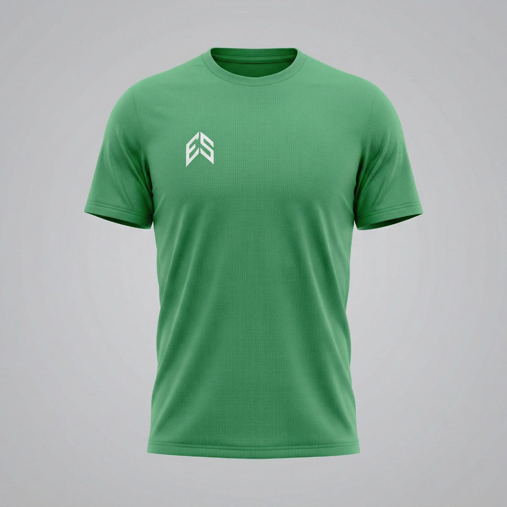 Micro Grid Tee - Green