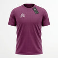Active Jacquard Tee- Maroon