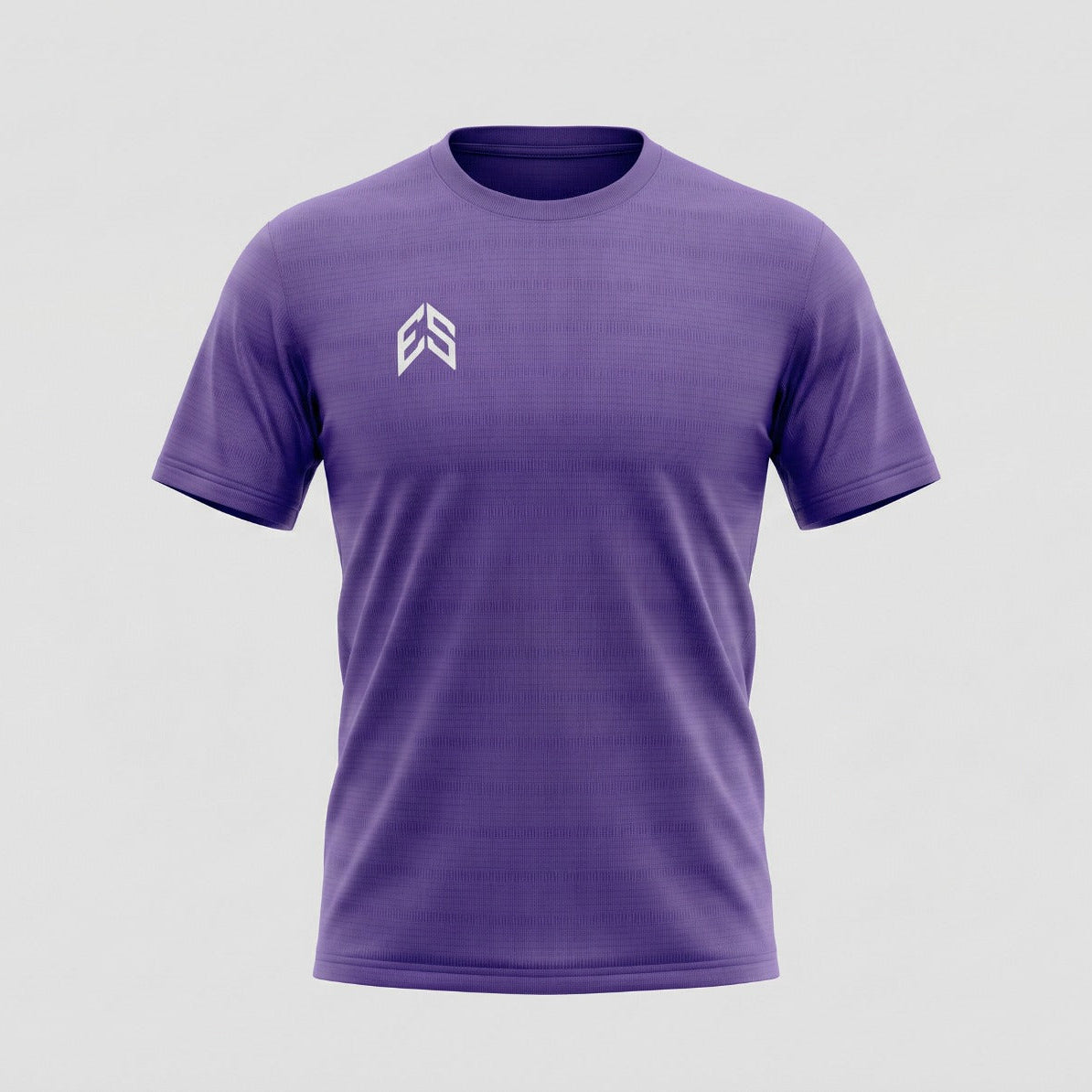 Active Jacquard Tee- Dark Lavender